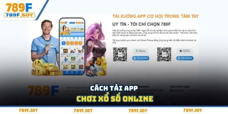 Cách tải app chơi xổ số online